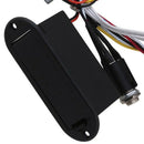 2 Band Active Bass Guitar EQ Equalizer Preamp Circuit Pickup Black Q1P9