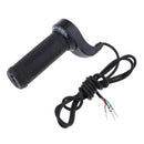 Black Rubber Twist Throttle Tube Hand Grip for 7/8'' Electric Bikes Handlebar