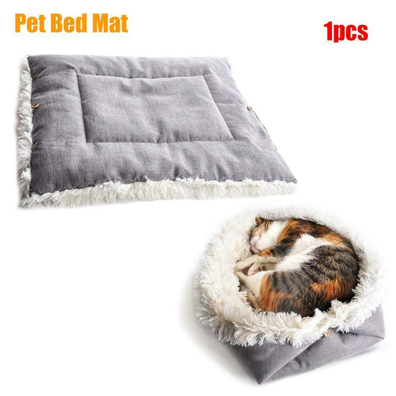 Pet Washable Blanket Cat Beds Cushion Mattress Kennel Home Soft Warm Mat