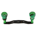 Carbon Fiber Fishing Reel Handle with EVA Knob for Baitcasting Reels, Green