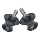 2x Black 8mm Aluminum Swingarm Swing Arm Spools Stand Screws Universal