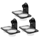 3 Pcs Reptile Water Drinking Dish Tray Bowl Pool For Amphibians Gecko & Lizard