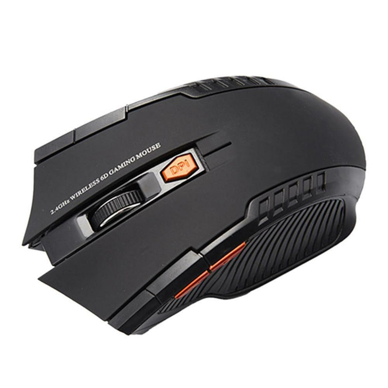 2.4GHz Wireless 2400DPI 6 Buttons USB Optical Gaming Mouse for PC Laptop
