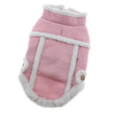 Pet Clothes Dog Jacket Pink Vest Coat Shirt Dog Clothes for Medium Dogs