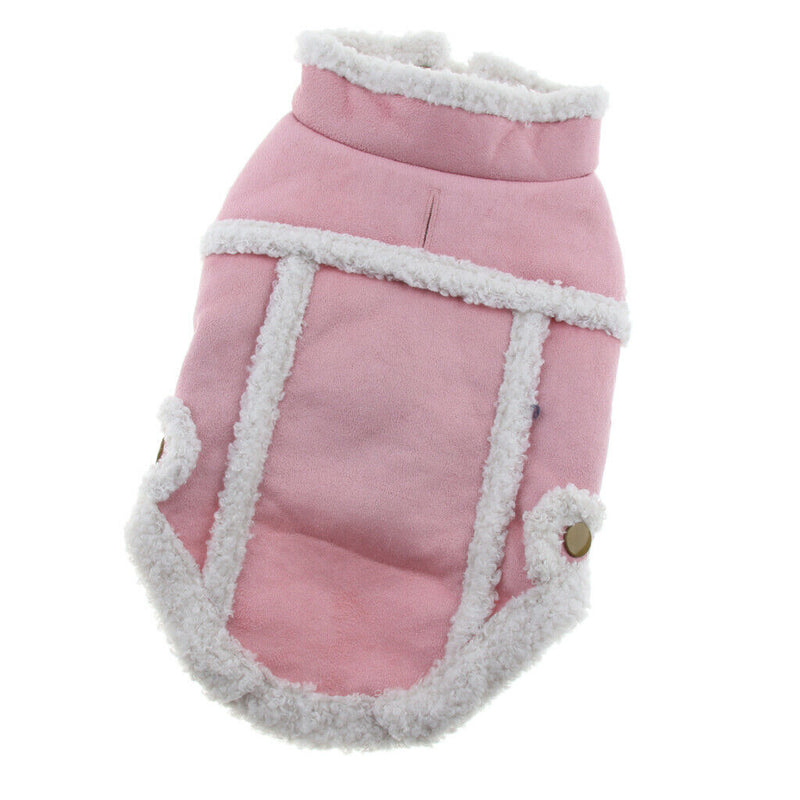 Pet Clothes Dog Jacket Pink Vest Coat Shirt Dog Clothes for Medium Dogs
