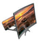 12 inch Curved Mobile Phone Screen Amplifier Rack Movie Video Amplifying Holder