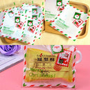 100pcs Candy bags Cute bag Pattern of Santa Claus Bag pouch for candy biscu X5J7