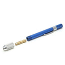 Blue Hand Drill with 21PCS Twist Number Drill Hold 0.3-1mm Pen Punch Tool CFT