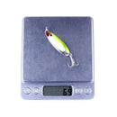 4Pcs/Lot Colorful Trout Spoon Metal Fishing Lures Spinner Tack Baits HOT Ne T1J3