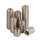 90pc M2.5 x (2.5-16mm) Cup Point Allen Socket Set Grub Screw Kit Ni Plated Steel