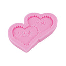 1pc Heart MR MRS Silicone Mold Cake Decoration Chocolate Mold Gw