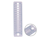 Knitting Accessories Needle Gauge Inch Sewing Ruler Tool CM 2-10mmSize MeasureOZ
