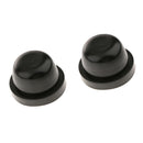 Pair Rubber HID Bulb Caps Protectors LED Headlight Dust Covers Black 70mm