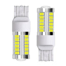 2pcs LED Bulbs 7443 33SMD 5730 3W 6000K 1200LM Car Brake Tail Driving Lamp
