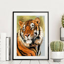 5D DIY Full Round Drill Diamond Painting Tiger Animal Cross Stitch (B1003)