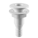 For 5/8 Inch Plastic Thru-Hull Bilge Pump and Aerator Hose Fitting for Boats