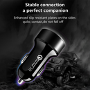 QC3.0+PD USB Dual Ports Car Lighter Charger Digital LED Voltmeter