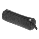 Glasses Bag Dustproof Pencil Pen Holder Container Case(Round Dark Gray) A