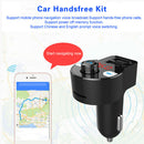 HK203 Car FM Transmitter Bluetooth Handsfree MP3 Player Dual USB Charger