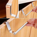 Stainless Steel Kitchen Bath Towel Holder Rack Door Storage Scarf Hanger