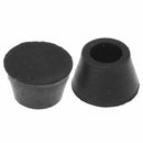 20PCS Black Chair Couch Table Rubber Furniture Leg End Caps 16mm Dia