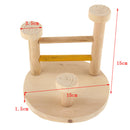 Small Pet Wooden Cage Raised Platform Shelf Stand Perches for Puppy Pet Hamster