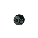 Taiji black&white round pendant Human hand print&dog paw print pins Brooc ES