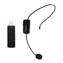 20Hz-30KHz  Mic Wireless 3.5mm Condenser Mic Headworn Microphone, Black