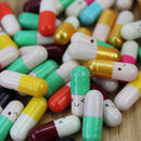 50Pcs Message in a Bottle Capsule Letter Cute Love Friendship Half Color Pills o