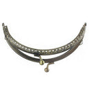 1PC Metal Frame Kiss Clasp Arch For Purse Bag Bronze 12.6cm x 7.7cm