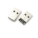 20X USB 2.0 4Pin A Type Male Plug SMT Connector Black SMD Data Transmission T Nw