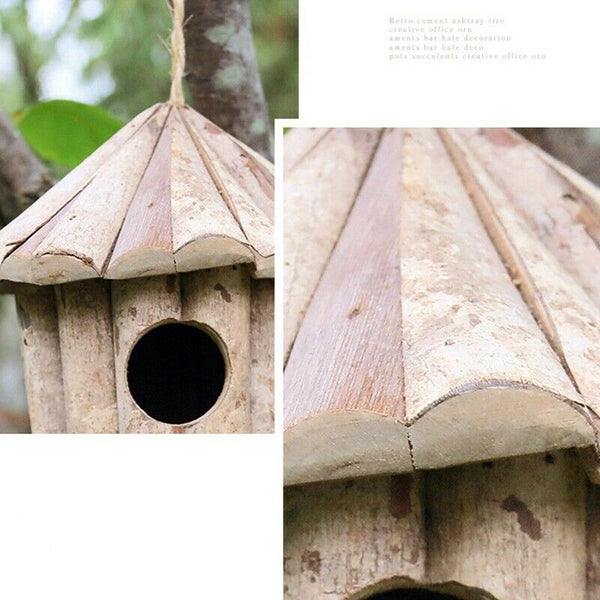 Wooden Bird House Bird House Handmade From Eco Friendly Materials Window