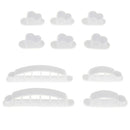 1 Set Wire Cord Clip Cable Line Holder Organizer Adhesive Clamp