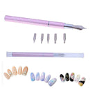 5 Head Gel Design Painting Pen Nail Art Brush Set Salon Manicure DIY Tool