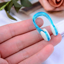 4Pcs Men Women Clear Blue PVC Silicone Swim Swimming Nose Clip AD Water SportsME