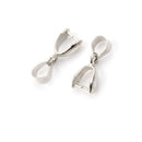 20x Findings Bail Connector Bale Pinch Clasp Pendants Craft Jewelry Accessori FT