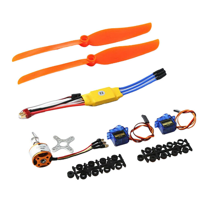A2212 1400KV Brushless Motor+30A ESC+ Servo+Propeller For RC Airplane Part