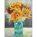 5D DIY Full Round Drill Diamond Painting Flowers Art Embroidery Kits (B908)