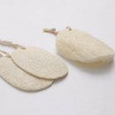 1X(20Pcs/Package Natural Loofah Sponge Bath Shower Body Exfoliator Pads Wit