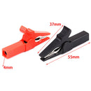 4PCS 55MM Alligator clip + 4mm BANANA PLUG test probe Plug Cable Clips ME