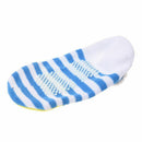 Unisex Baby Kids Girl Boy Socks (Blue white Stripe Duck)