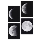 4x Canvas Oil Painting Lunar Phase Change Moon Abstract Art Painting Picture