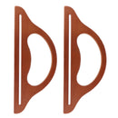 2pcs Wooden Handbag Handle Holder Bag Accessories for Purse Making