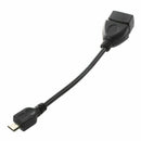 USB A 2.0 female to Micro USB B male Cable Adapter