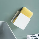 Kitchen Sink Shelf Sponge Scouring Pad Holder Wall Hanging Dishcloth Rack