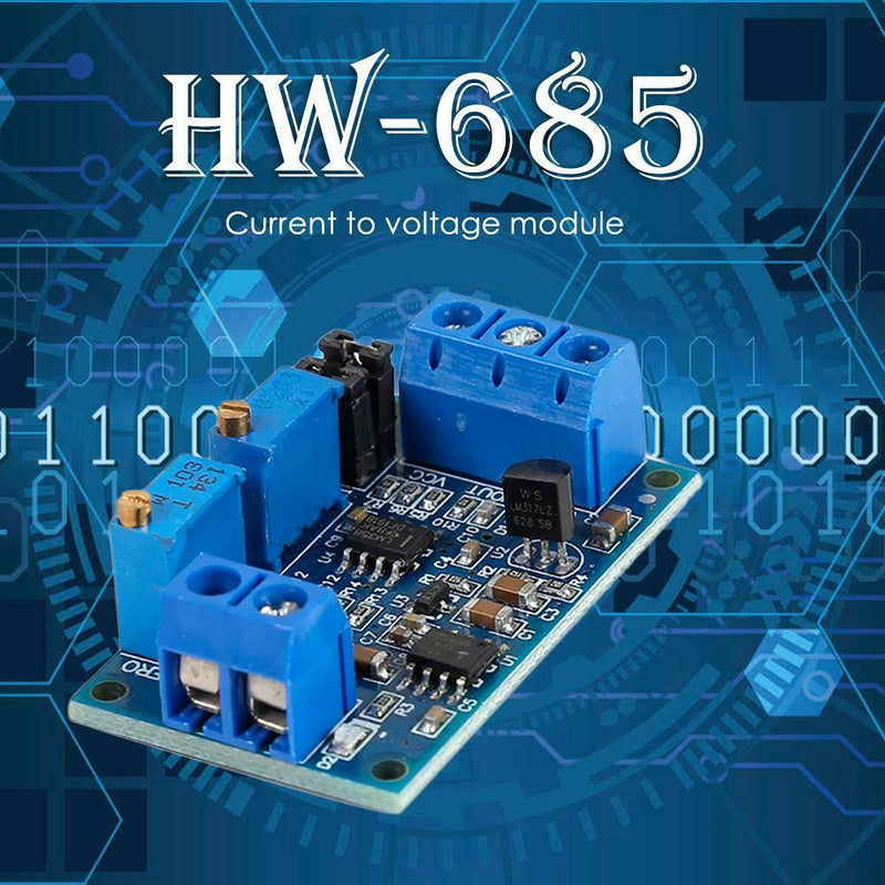 HW-685 0/4-20mA to 0-3.3/5/10V Voltage Transmitter Signal Converter Module A