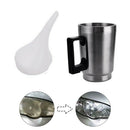 Stainless Steel Car Heating Atomization Headlight Repair Cup Eliminate Scratch