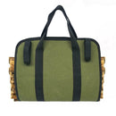 Firewood Log Carrier Bag Waxed Canvas Fire Wood Holder for Fireplace Stove