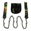 Outdoor Survival Camouflage Jungle Pocket Chainsaw Hand Folding Chainsaw Po