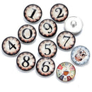 Clock Pattern Snap Button Sewing Crafts Snappers DIY Crafts Fastener 12pcs